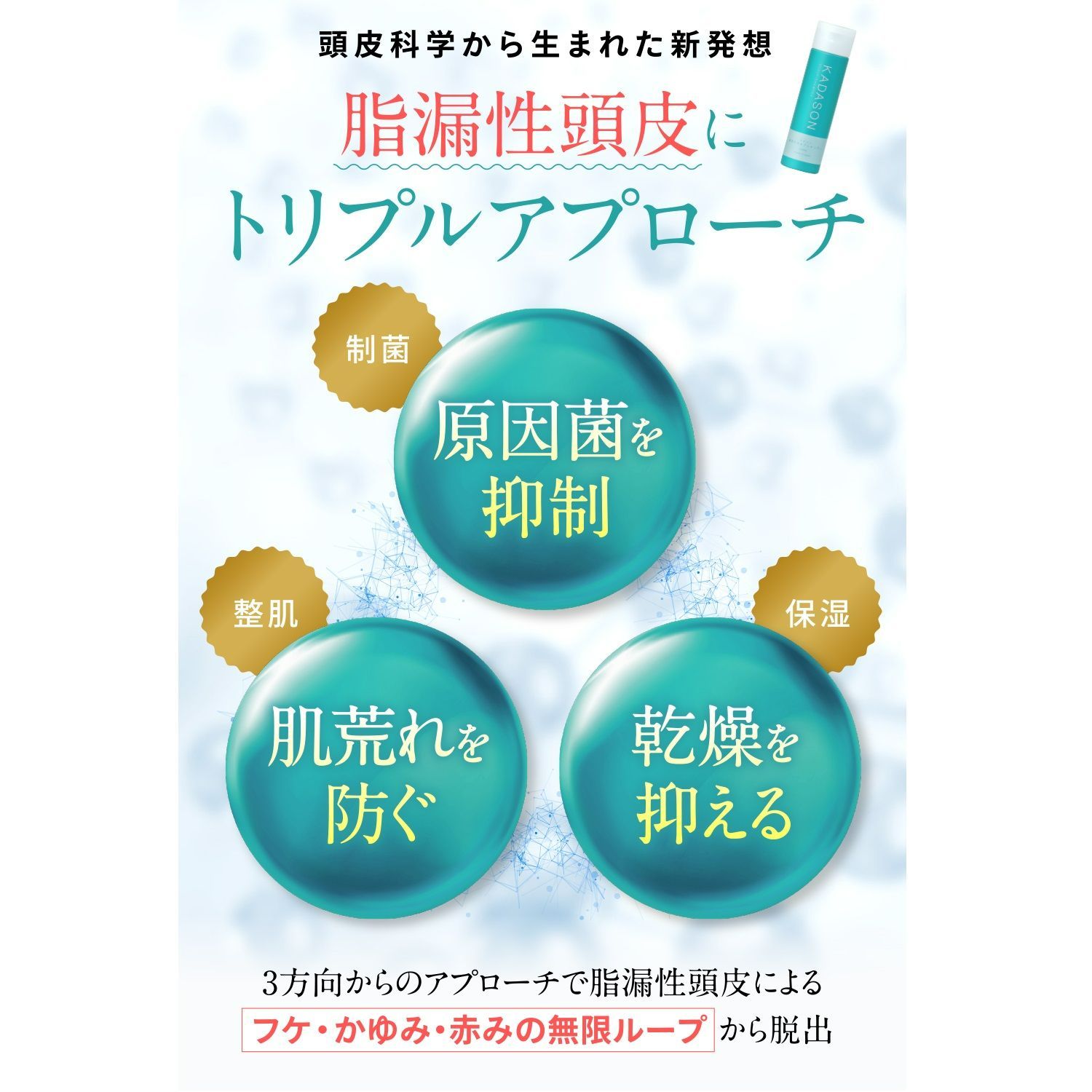 カダソン 薬用スカルプシャンプー＆トリートメントセット