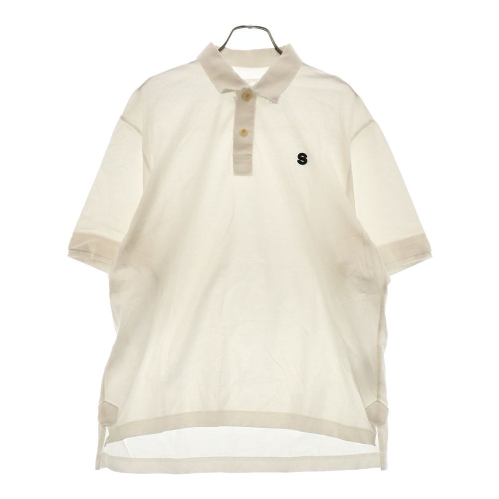 Sacai (サカイ) 22SS ポロシャツ 22-02738M sacai(サカイ) / 22SS/pique polo Shirt/ポロシャツ/4/コットン