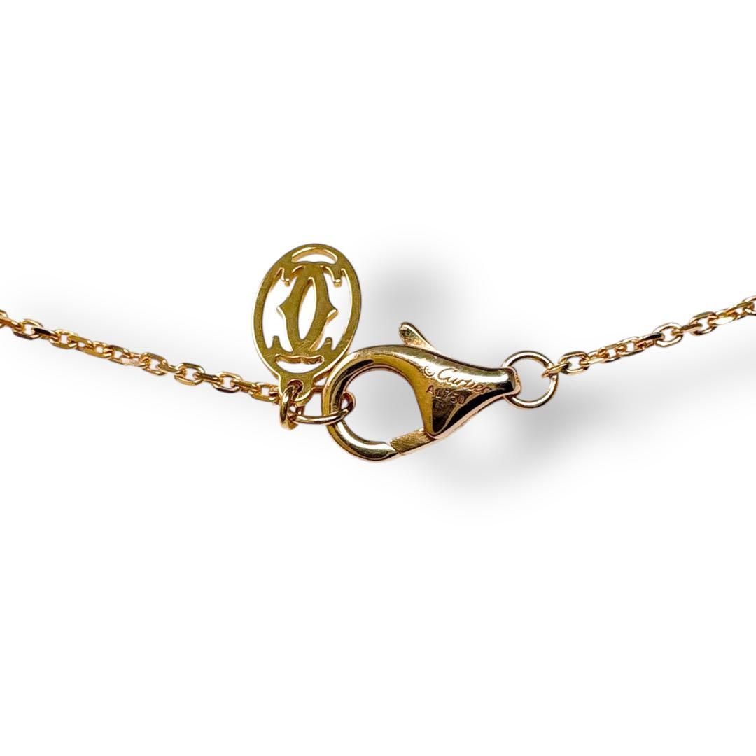 カルティエ ネックレス ダムールXS K18PG ダイヤ 0.04カラット 美品