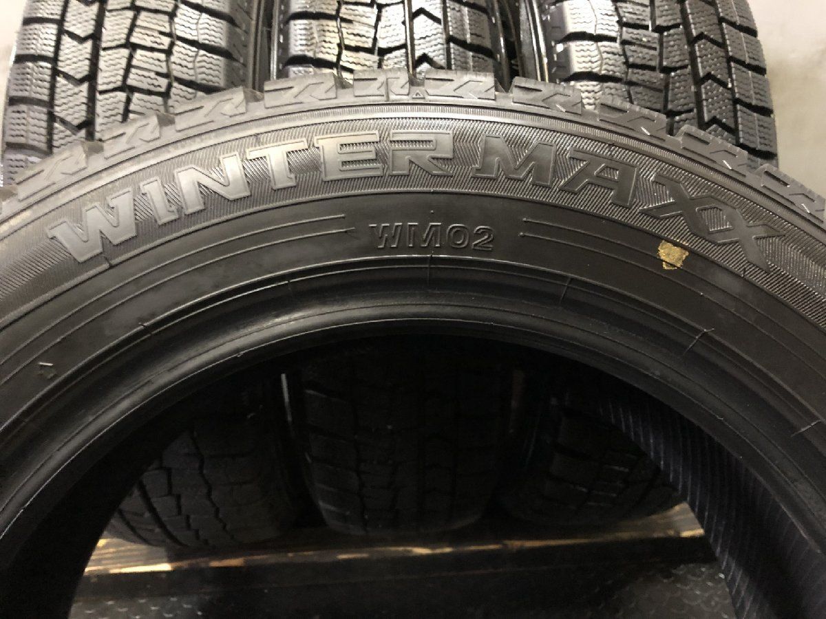 未走行に近い DUNLOP WINTER MAXX WM02 165/65R14 14インチ スタッドレス 4本 ソリオ タンク ルーミー ソリオ等　(KTN052)