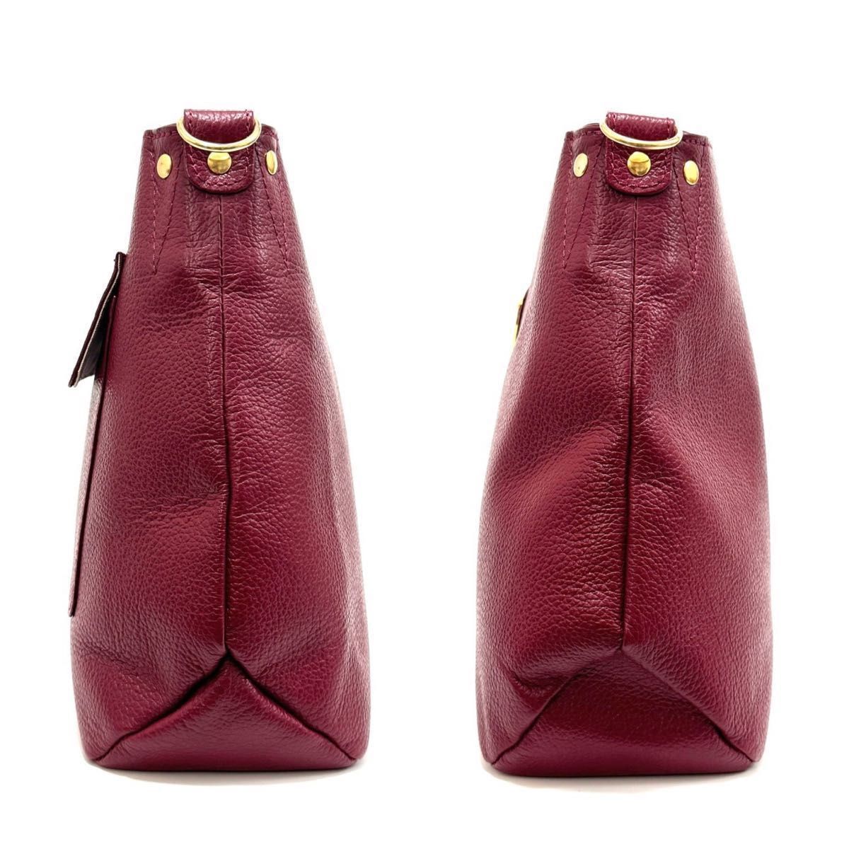 アタオ エルヴィ ショルダーバッグ 2way レザー ゴールド金具 斜め掛け