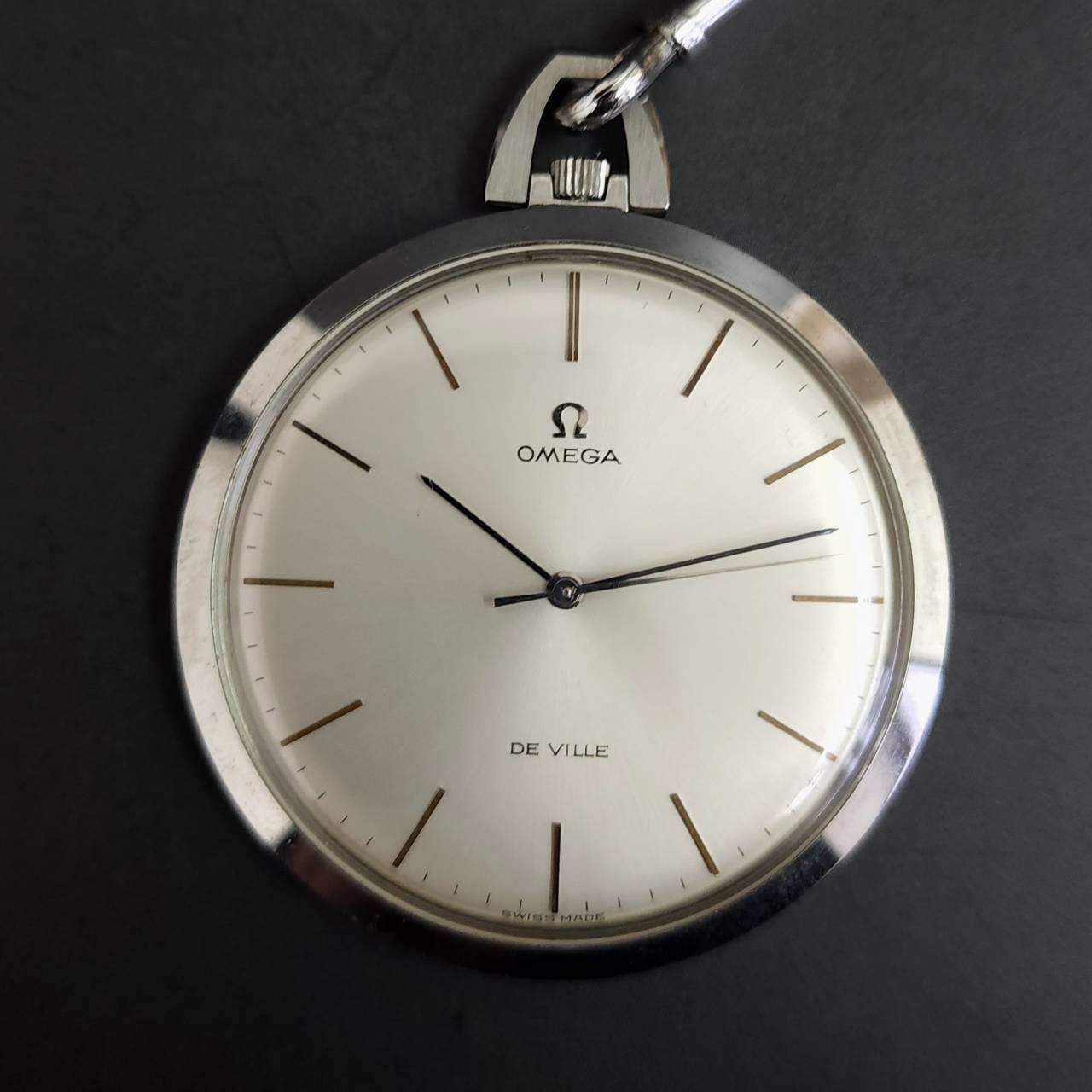 オメガ OMEGA 懐中時計 DE VILLE 手巻き 稼動品 箱 美品 OMEGA オメガ DE VILLE デビル 懐中時計 手巻き 稼働品 箱
