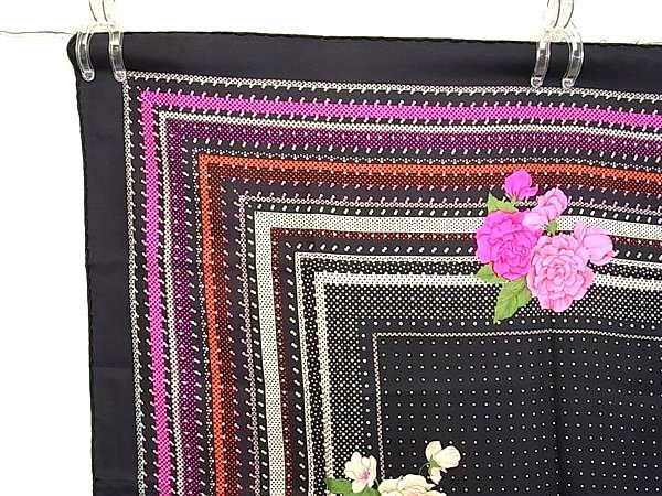 □極美品□ ChristianDior クリスチャンディオール シルク100