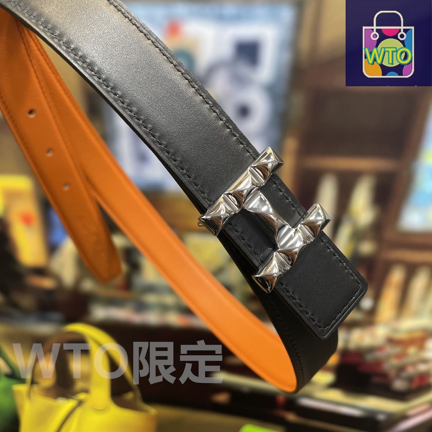 今日特価】Hermes New Double-Sided Epsom レザーベルト - メルカリ