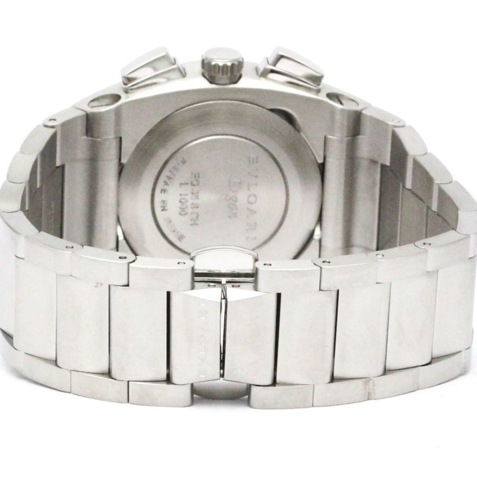 ブルガリ BVLGARI エルゴン用コマ 2個 ステンレス メンズ 美品 ブルガリ (BVLGARI) エルゴン クロノグラフ ステンレススチール