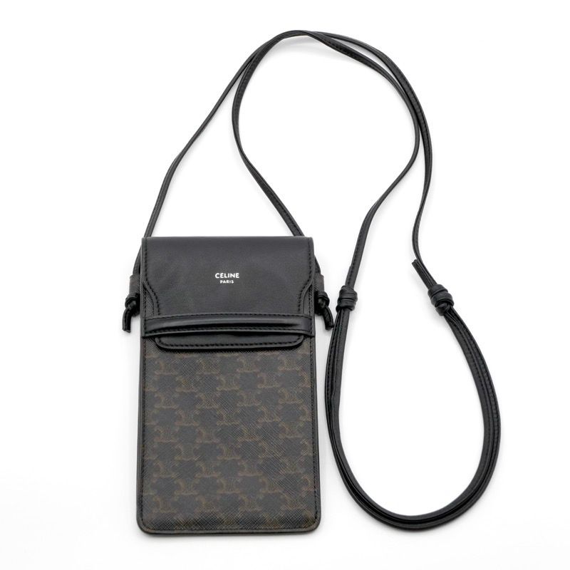 セリーヌのスマホ用ポシェット セリーヌ 風 スマホ ショルダー スマホポーチ ハイブランド