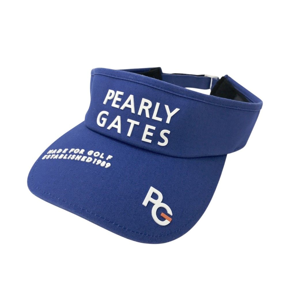 PEARLY GATES パーリーゲイツ  サンバイザー  ブルー系 FR [240101392071] ゴルフウェア ストスト