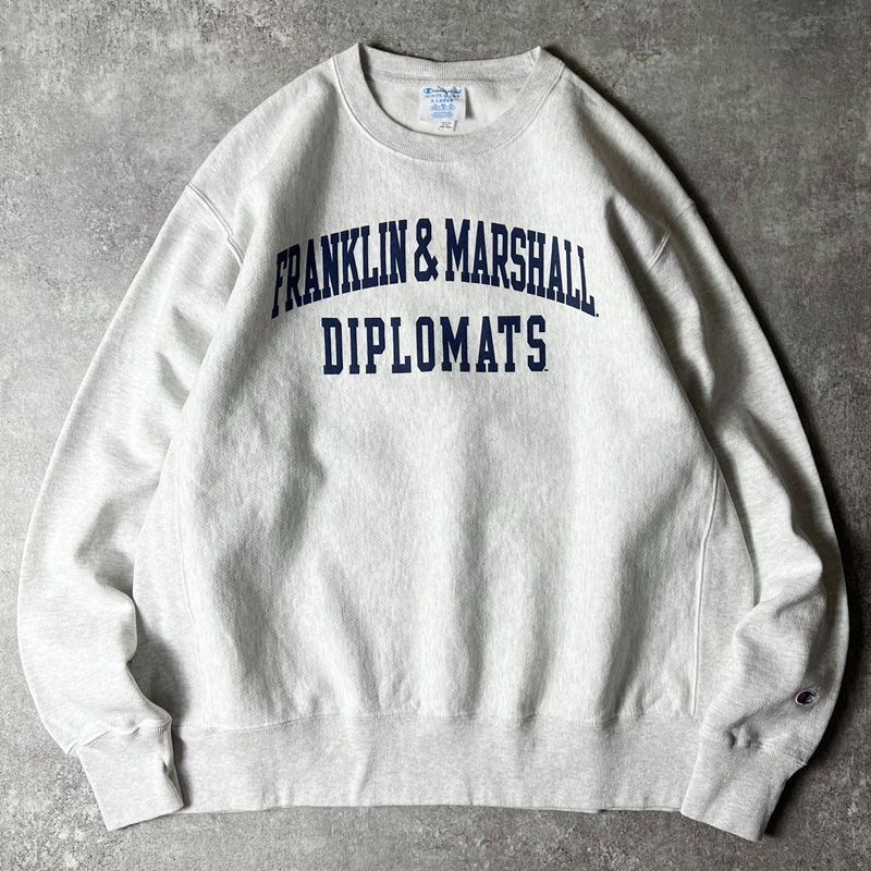 N3 Champion リバースウィーブ スウェット 古着 2段 カレッジ Champion 2段 カレッジ プリント リバースウィーブ スウェット