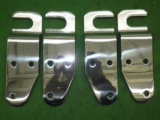 【未使用】トラック用 ステンレス あおり 受金 4個