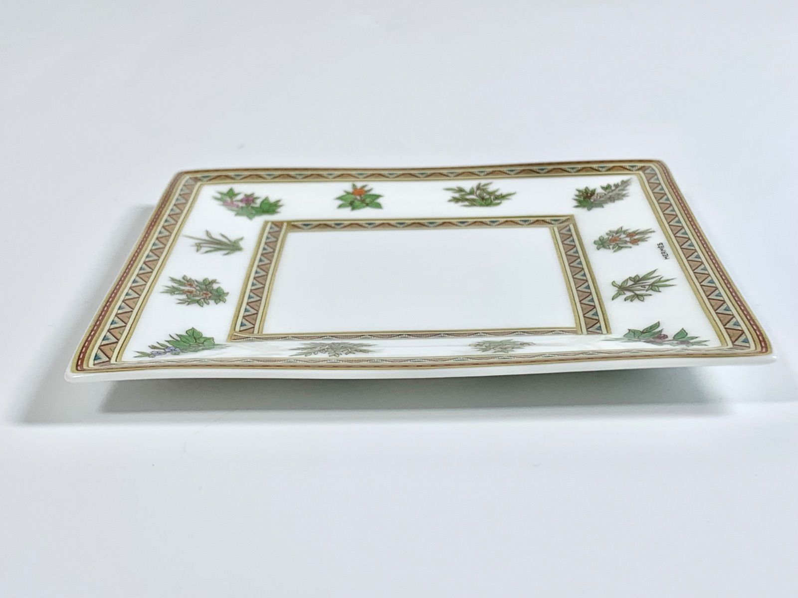 エルメス　シュバルドリアン　お皿　スクエア HERMES エルメス シュヴァルドリアン ヴィドゥポッシュ スクエア