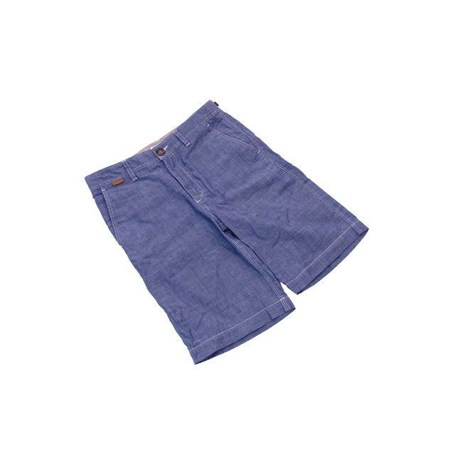 バーバリー・チルドレン パンツ ハーフ丈 キッズ140・10Y ロゴ ブルー