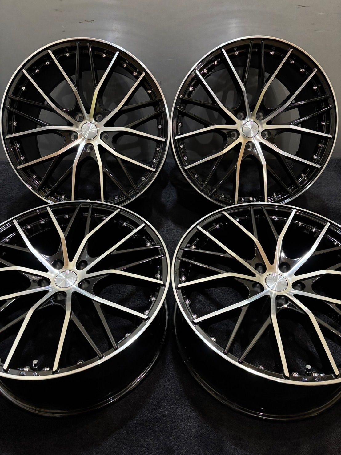 Treasure One マグナーニ 20インチ 8.5J 9.5J 30 48 112 5H アルミホイール 4本 BMW 3シリーズ 等 ブラポリ 1-K311
