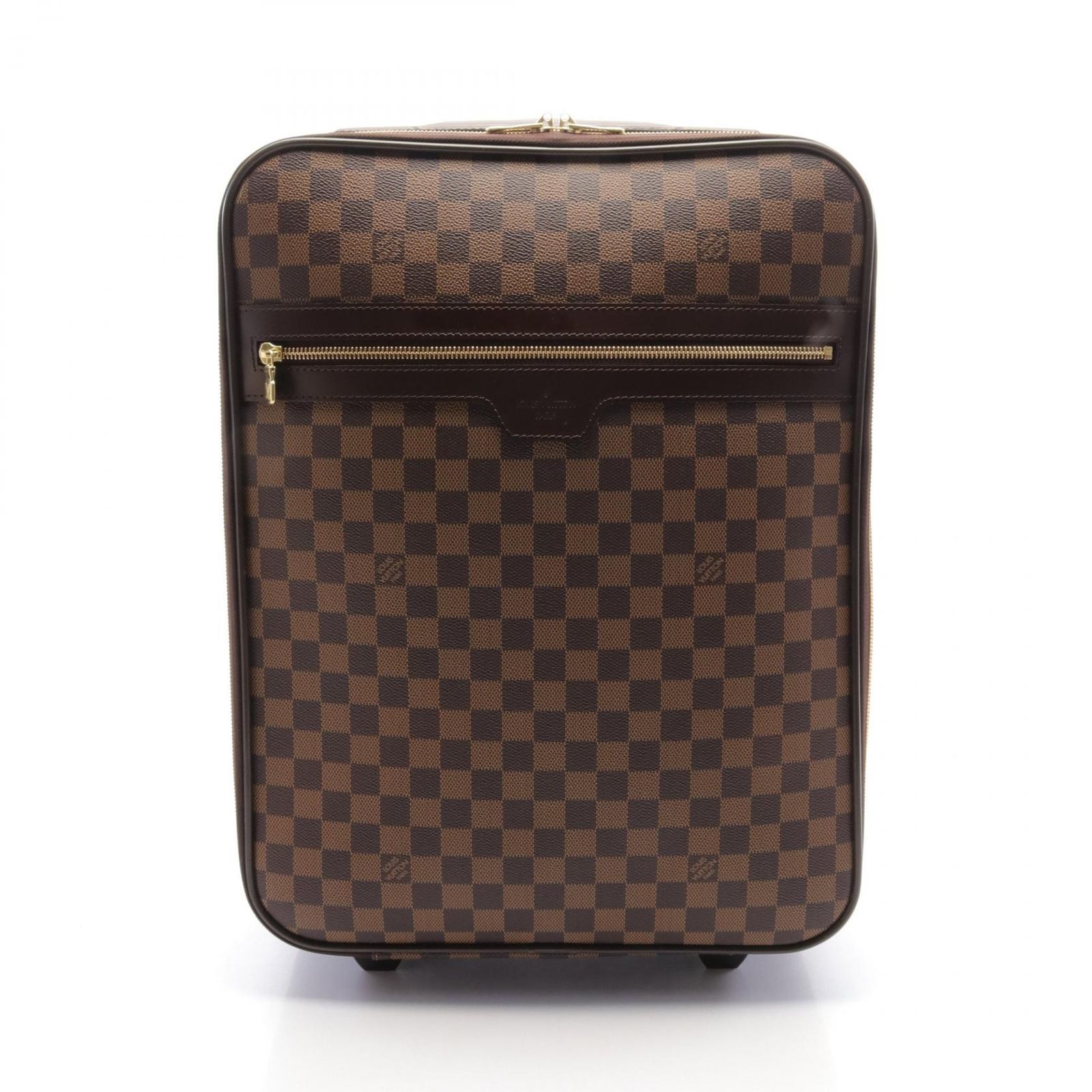 ルイ・ヴィトン LOUIS VUITTON キャリーバッグ ペガス50 ダミエエベヌ N23256 PVCコーティングキャンバス レザー ペガス50 レディース Used A