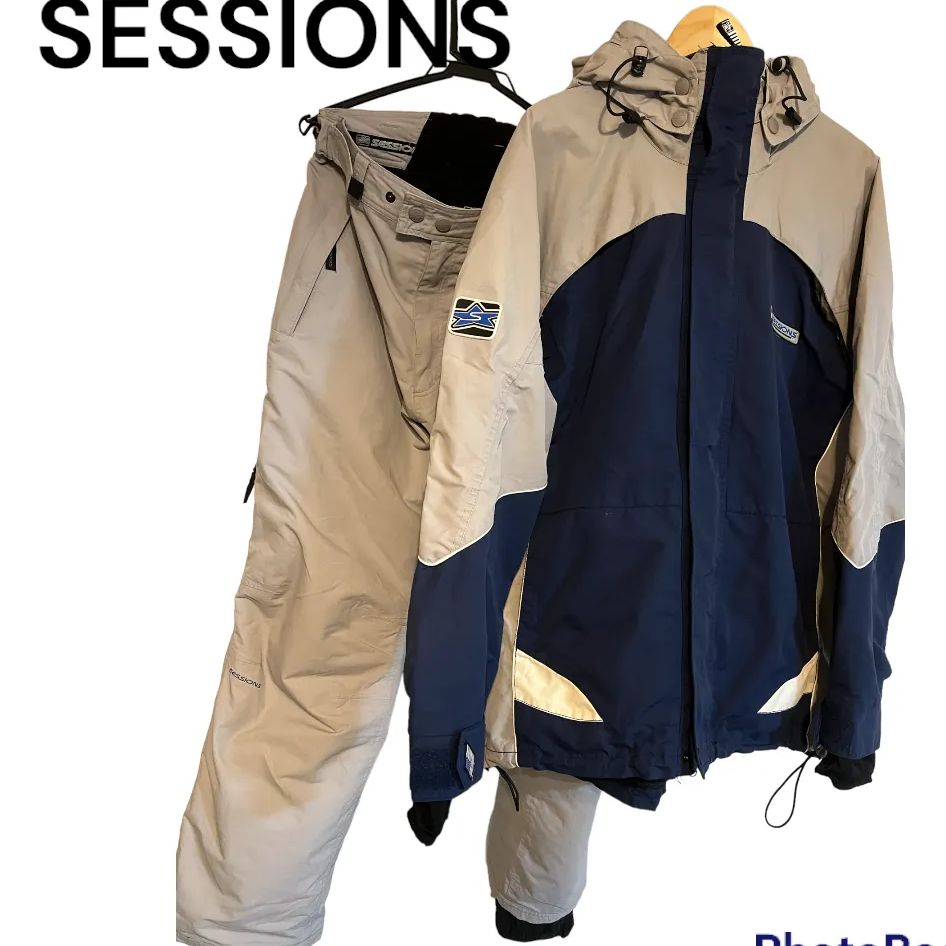 セッションズ SESSIONS ウェア セットアップ スノーボード M - メルカリ