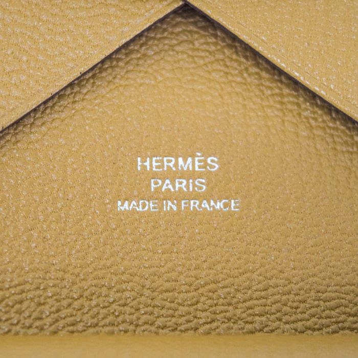 エルメス HERMES カルヴィ デュオ シェーブル (レザー) SV金具 W エルメス HERMES カルヴィ デュオ シェーブル (レザー) SV金具 W