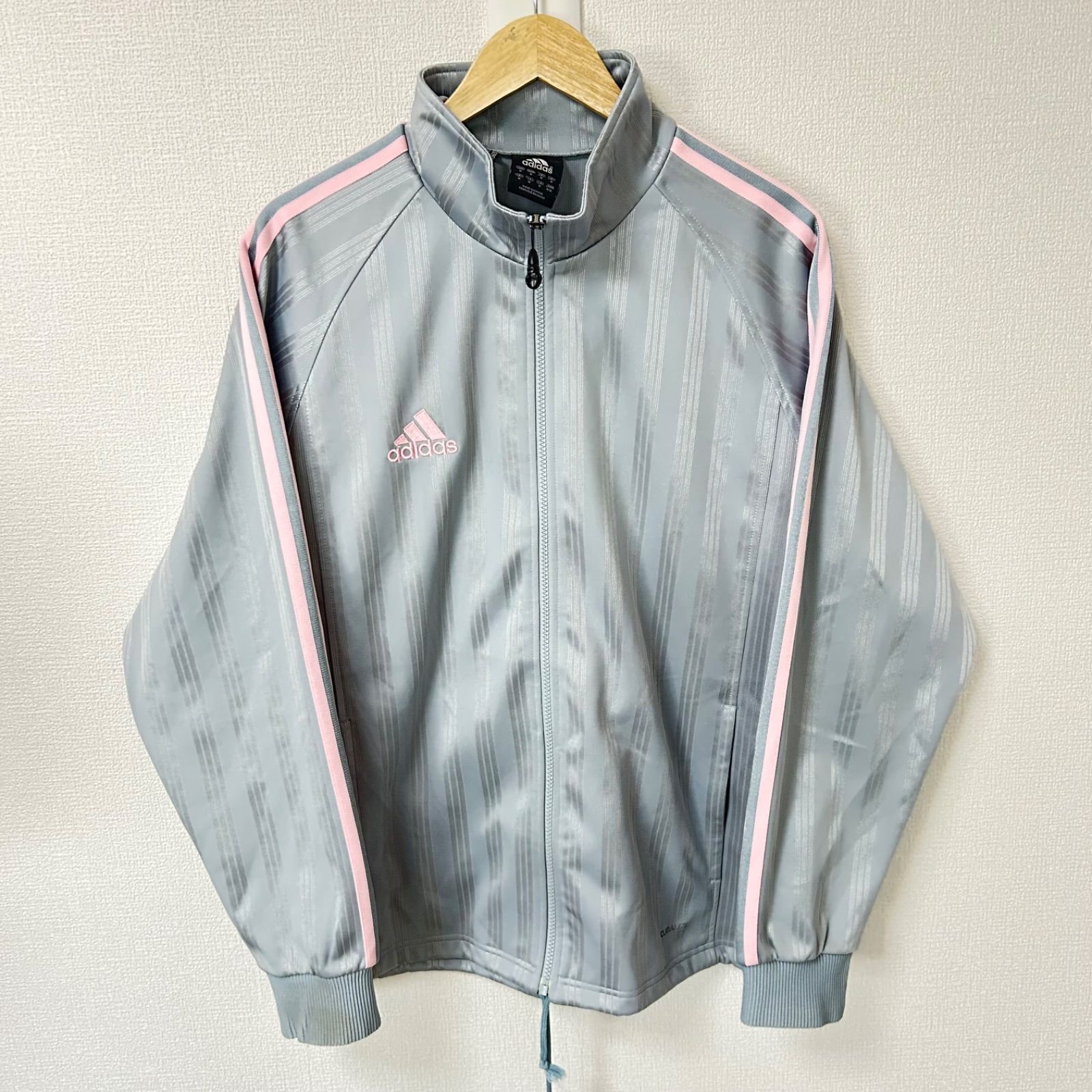 adidas Clima365 トラックジャケット 紺×グレー adidas Clima365 トラックジャケット 紺×グレー
