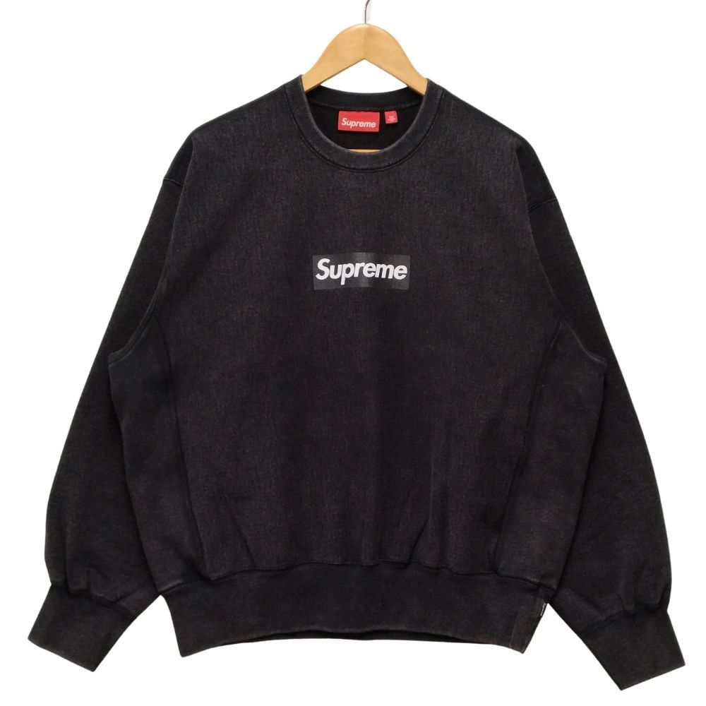 SUPREME シュプリーム 25SS Washed Box Logo Crewneck ウォッシュド  