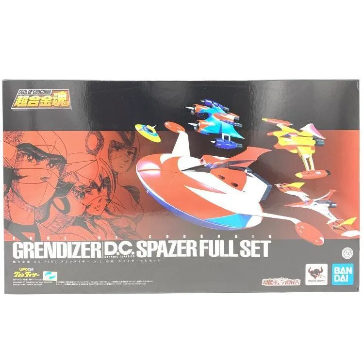 超合金魂 グレンダイザー D.C. アニメカラーバージョン+スペイザーフルセット 超合金魂 グレンダイザー D.C.アニメ カラーバージョン スペイザー セット