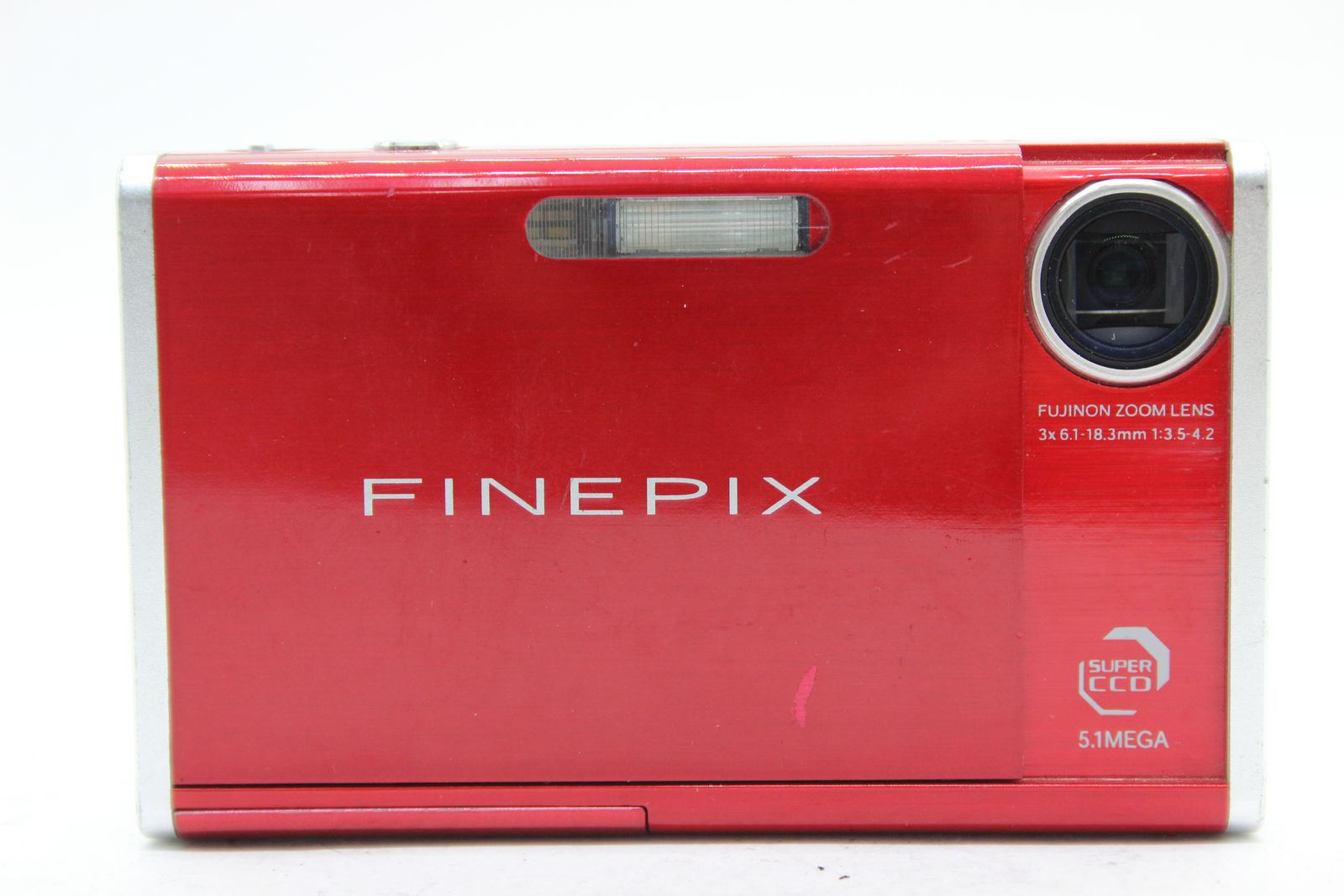 返品保証】 フジフィルム Fujifilm Finepix Z2 レッド Fujinon 3x