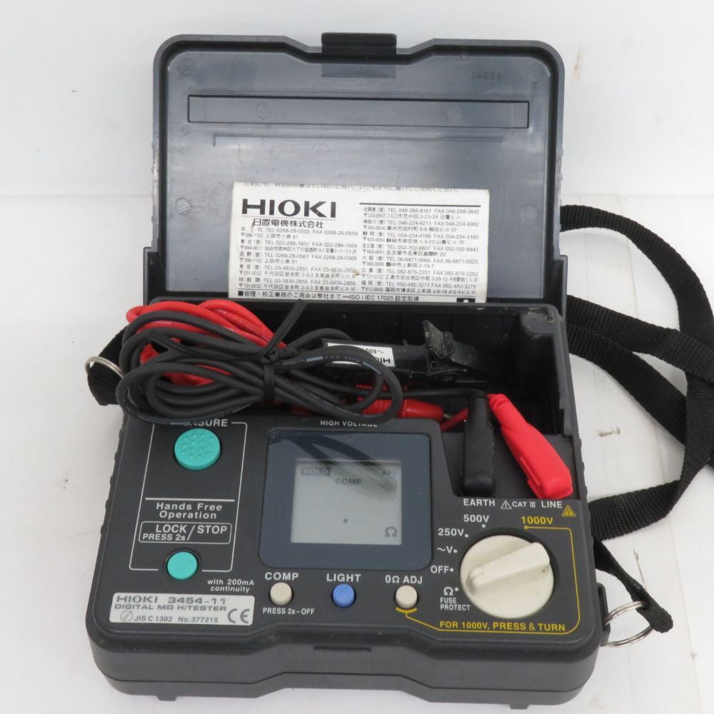 日置 HIOKI 絶縁抵抗計 未使用品 3119 美品 Yahoo!オークション - Q6-1）HIOKI 日置電機 3119-11 絶縁抵抗計