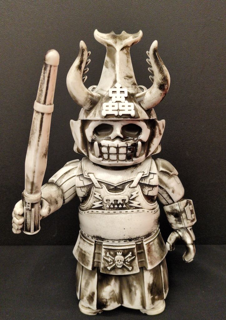 SKULL TOYS ドクロ大将軍 白成型/黒塗装