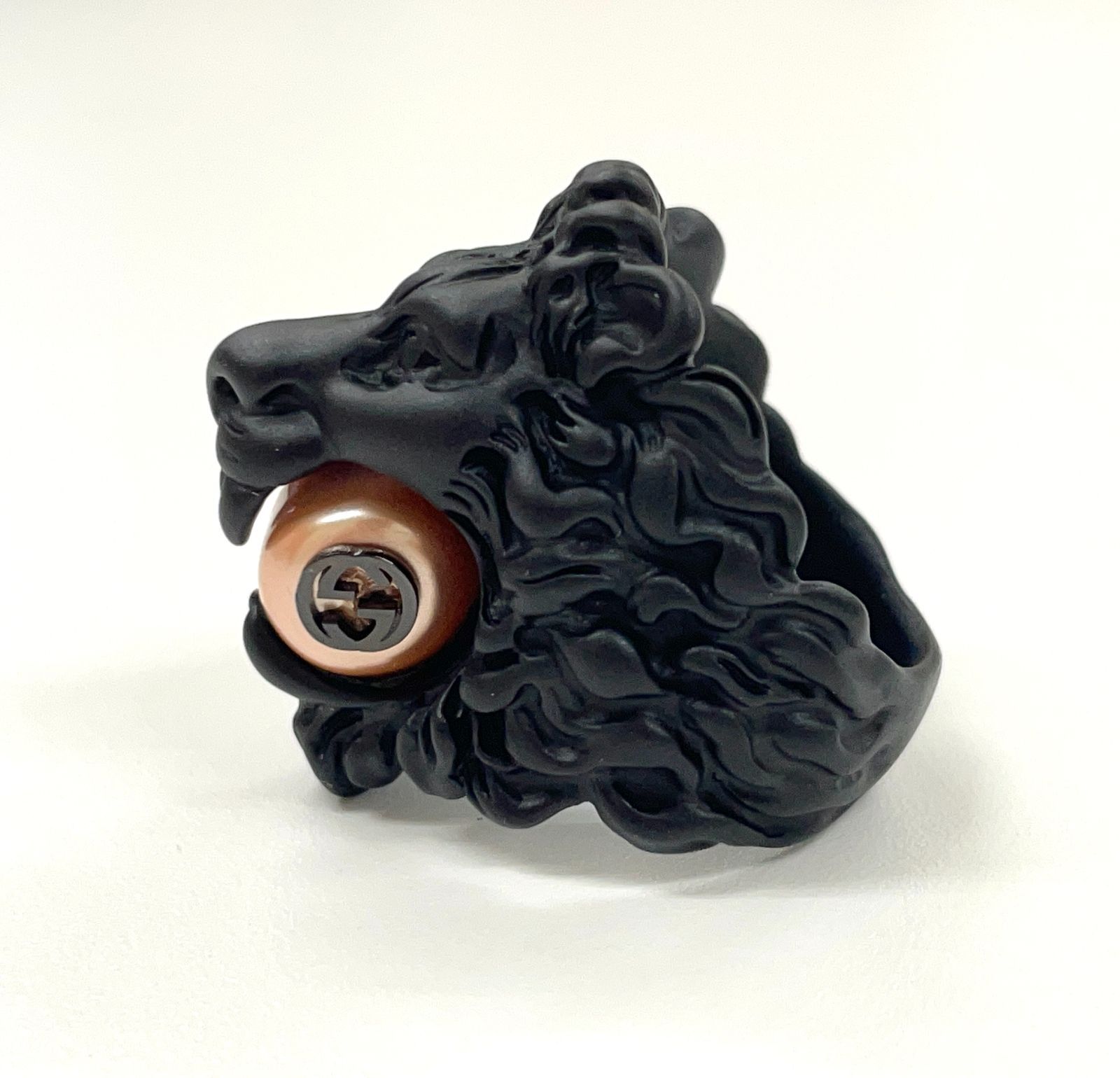 鑑定済み】 GUCCI グッチ ミケーレ期 ライオンヘッド インター