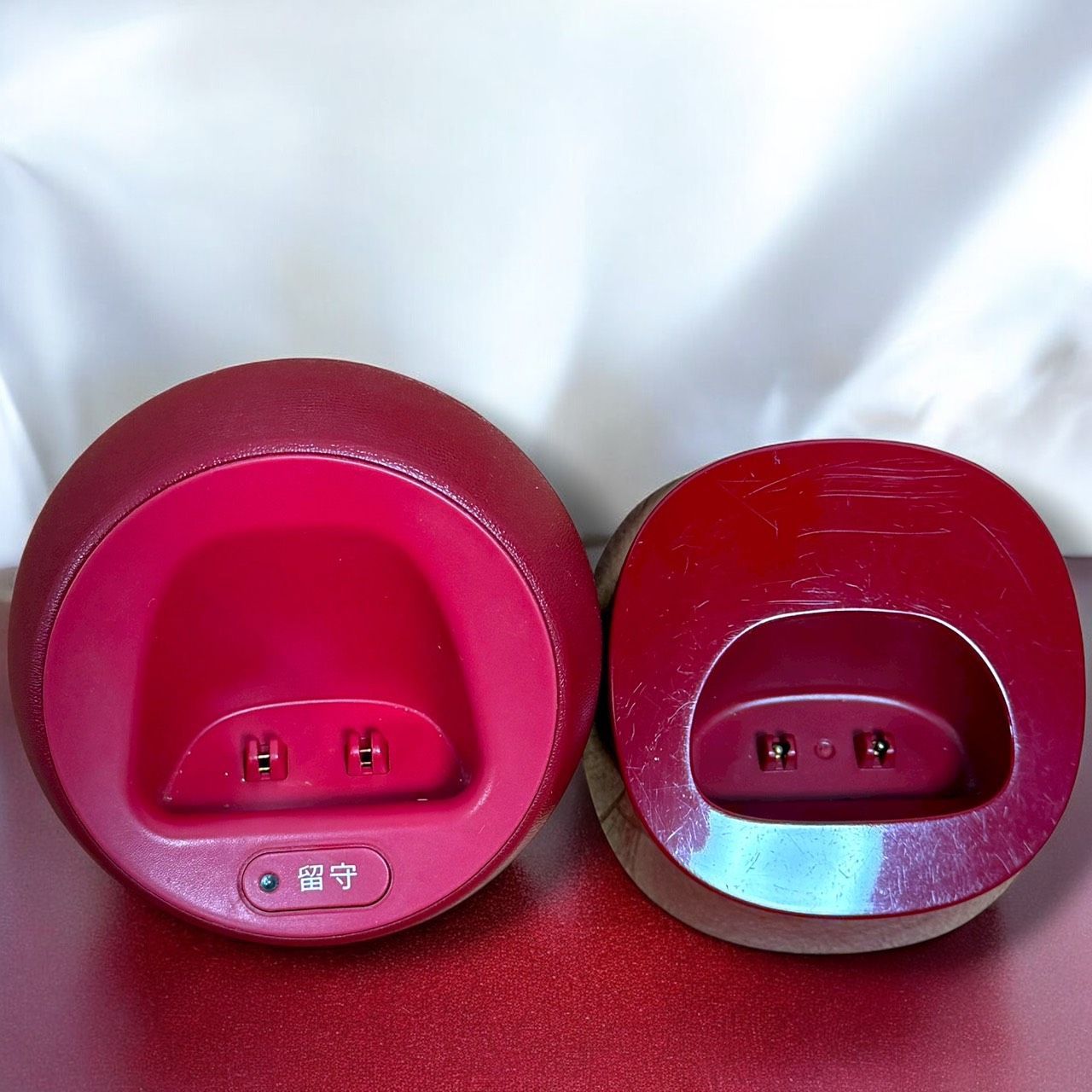 SHARP シャープ JD-S08CW R レッド 電話機 コードレス 子機2台タイプ 迷惑電話 拒否機能 WWW_KANDAIZUMI_COM