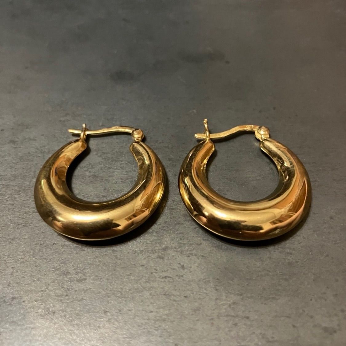 SILVER925 GOLD HOOP EARRINGS /シルバー/ピアス