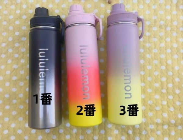 lululemon ルルレモン 水筒 タンブラー ロゴボトル 大容量 710ml back to life sport