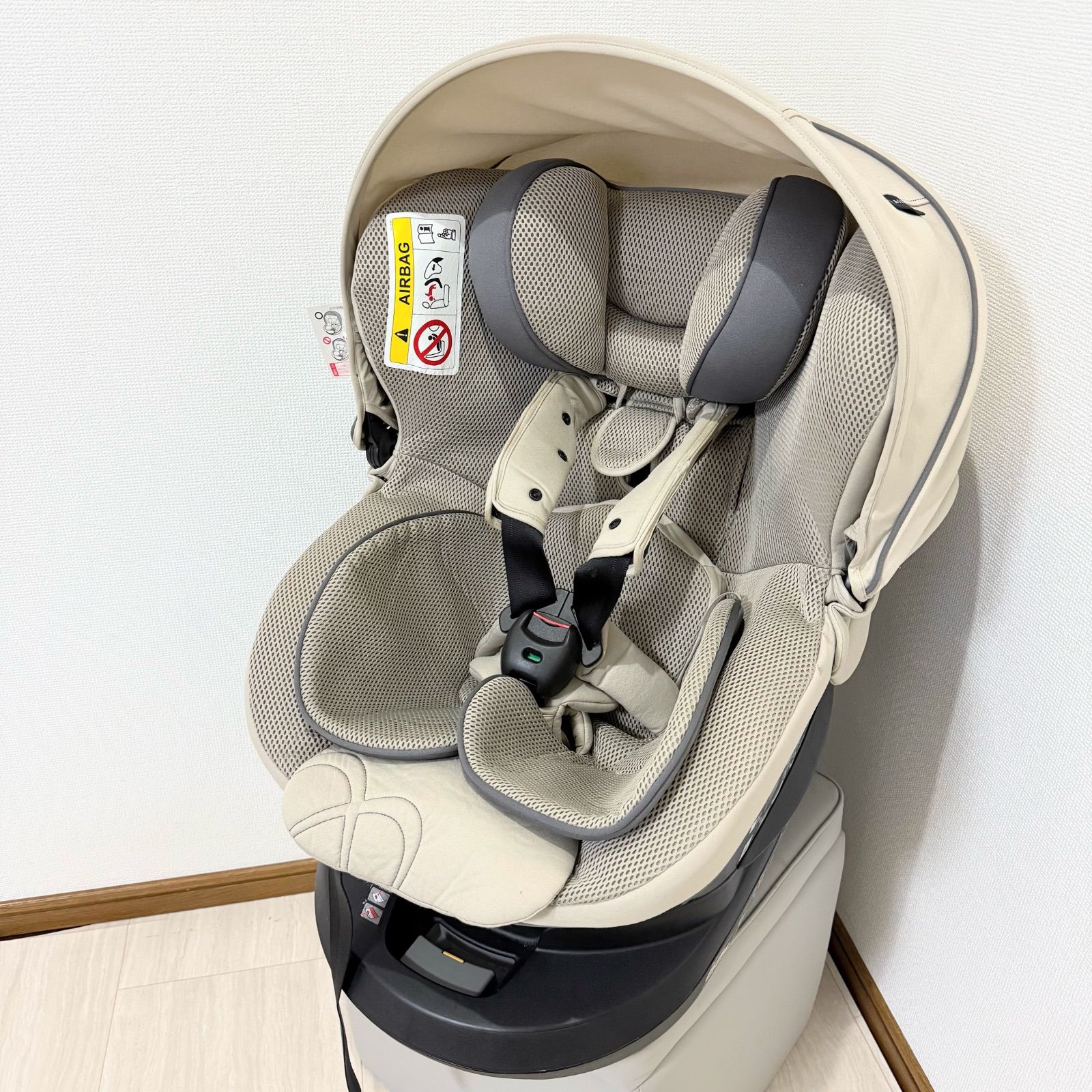 エールベベ クルット5iグランス グラングレージュ ISOFIX取付