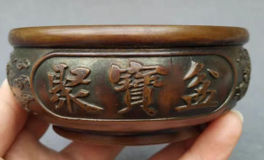 【2024最新】SNSで話題・人気の商品のおすすめアイテム 工芸品 装飾品 置物 竜鳳図案聚宝盆 銅細工 美術品 メルカリ - 工芸品