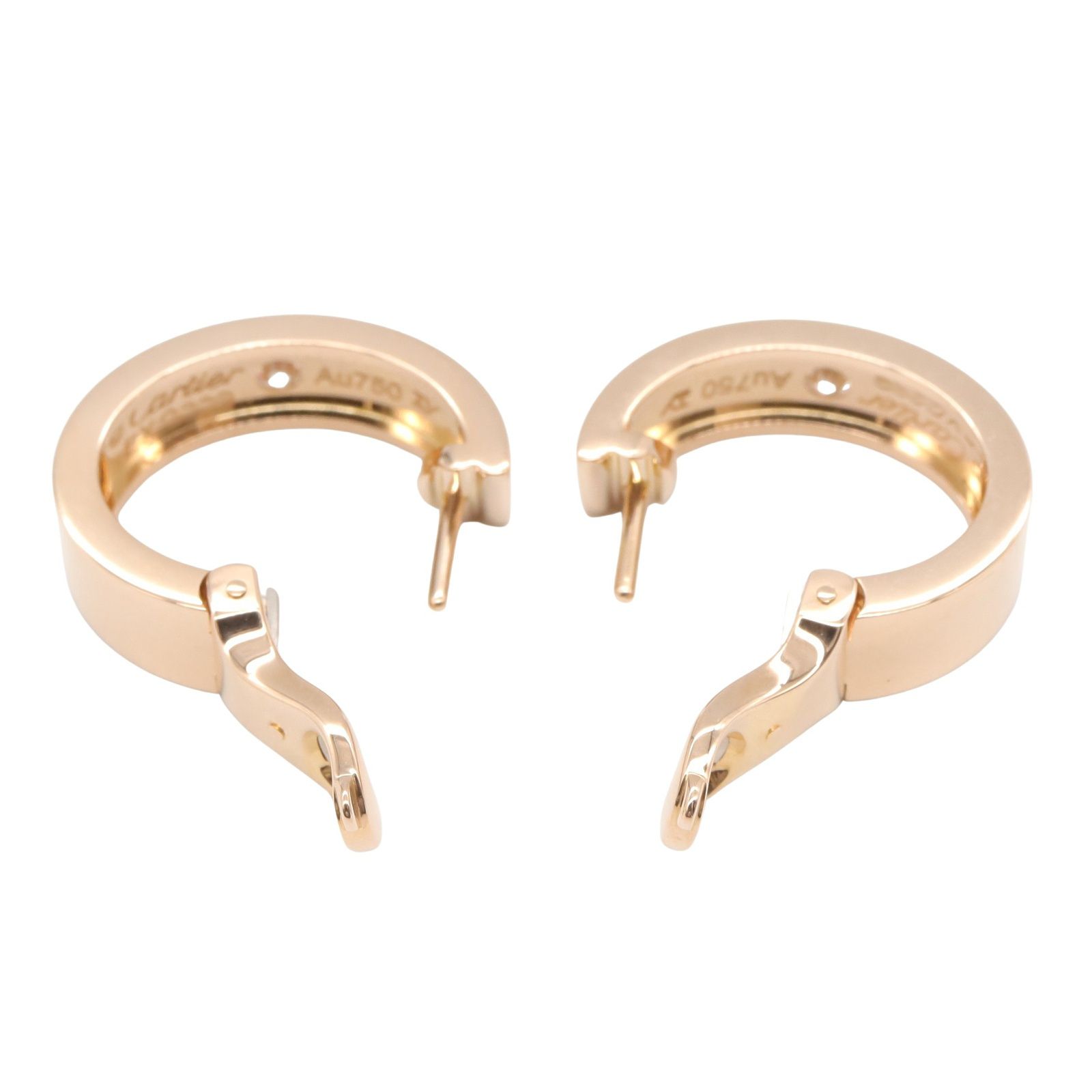 カルティエ CARTIER ピアス ラブフープピアス ダイヤ GRB8301218 K18PG  