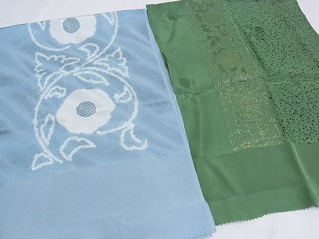 平和屋-こころ店□和装小物 上質な帯揚げ10枚セット 絞り 刺繍 寿光織