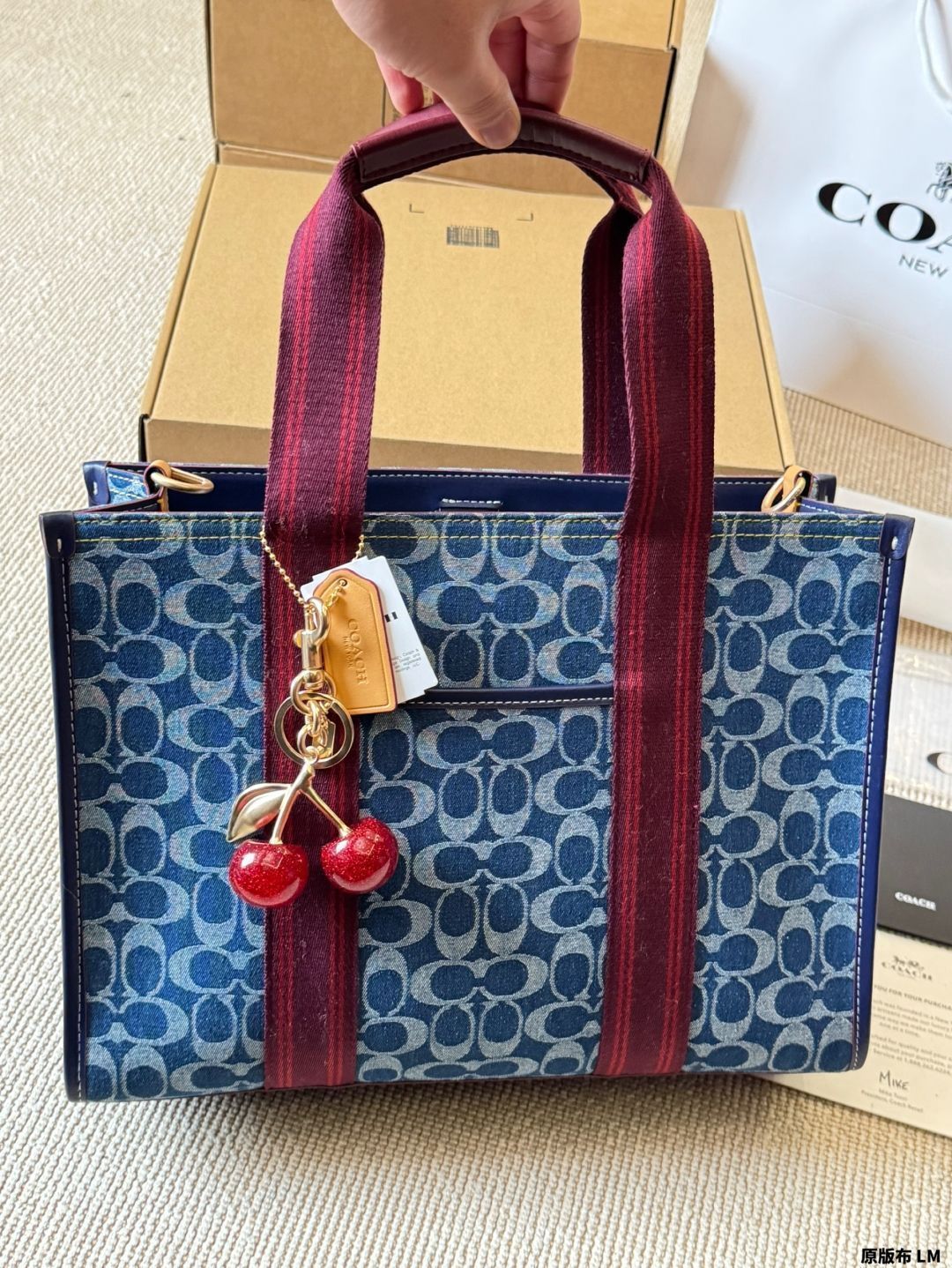 コーチcoach ミニスミストートバッグ