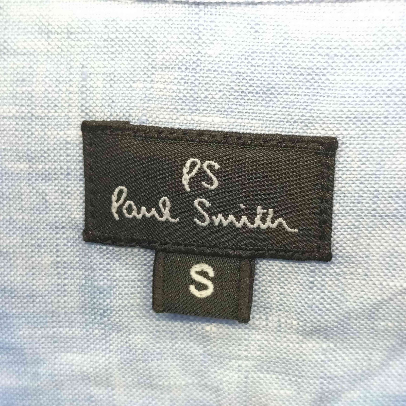 ポールスミス Paul Smith 袖フラワープリント リネン L/S ボタン