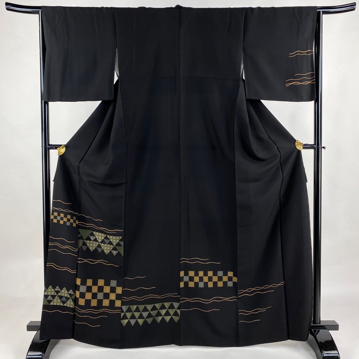 選ぶなら 裄丈65.5cm 身丈156.5cm 訪問着 正絹 【中古】（訪問着 秀品  