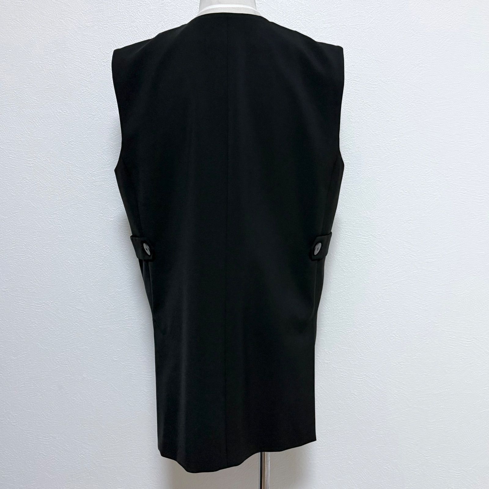 美品　Theory　23SS　リネン　ロングジレ　ベスト　ブラック　S 美品 Theory 23SS リネン ロングジレ ベスト ブラック S - メルカリ