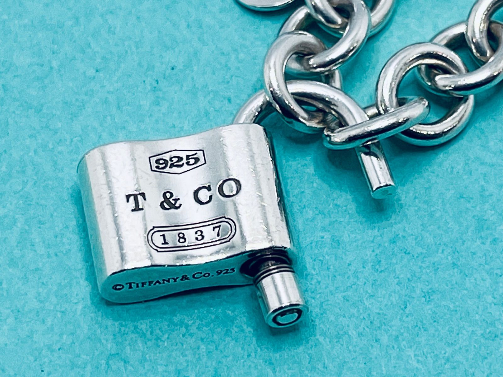 a124 美品 Tiffany&Co. ティファニー カデナ ロック ブレスレット