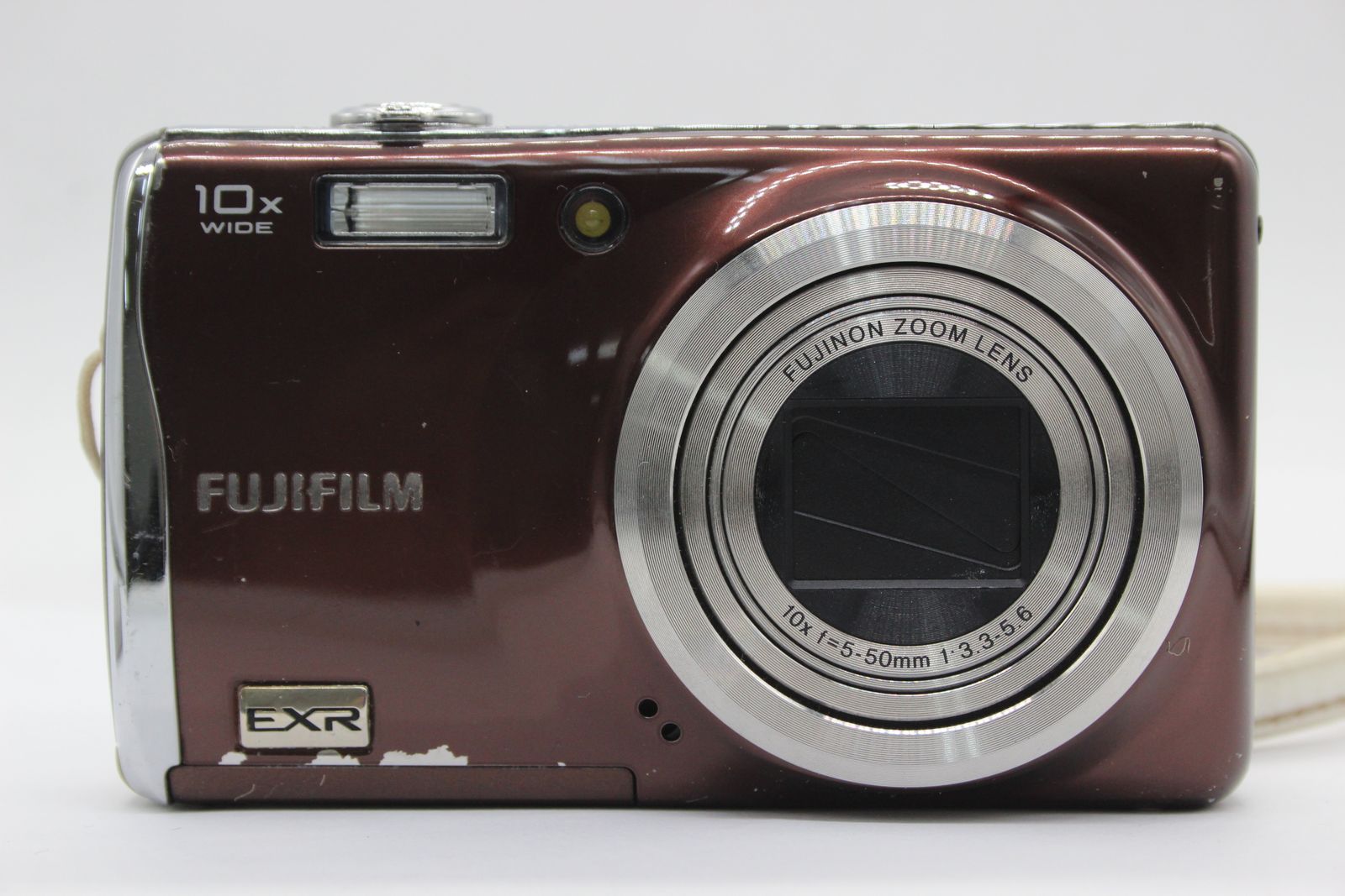 返品保証】 フジフィルム Fujifilm Finepix F70 EXR ブラウン 10x 