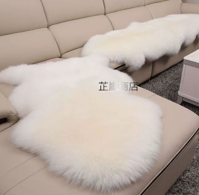 贅沢 メリノ種羊 天然ムートン ラグマット ムートンラグ2p75 180cmムートンフリース ファー マット