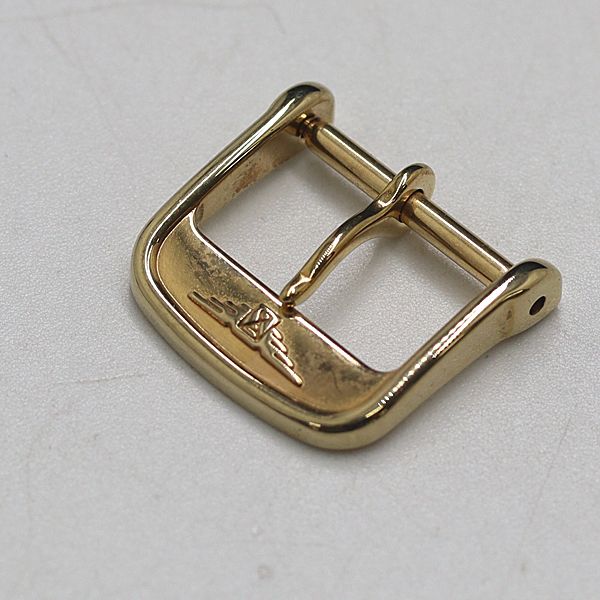 1円 カルティエ 純正尾錠 ゴールドカラー 12ｍｍ用 NSK レディース腕時計用 SGN 2000000 カルティエ 時計 純正 Dバックル 部品 12mm幅 イエロー