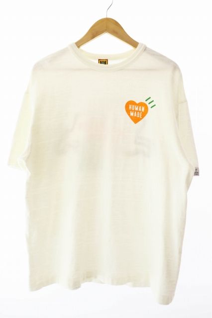 ヒューマンメイド HUMAN MADE RABIT GRAPHIC T-SHIRT #02 WHITE ラビット グラフィック 半袖Tシャツ XL 白 ホワイト ブランド古着ベクトル 中古 AA 241218