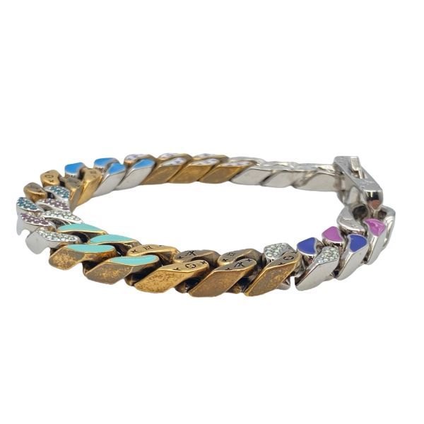 ○ ルイヴィトン LOUIS VUITTON ブラスレ チェーンリンクス パッチーズ