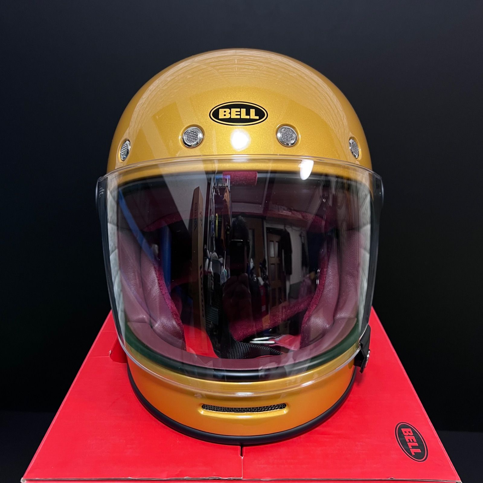 bell bullitt ベル　ブリュット✨美品✨Mサイズ‼️ BELL - ☆BELL BULLITT ベル ブリット Barracuda ホワイト/Mの