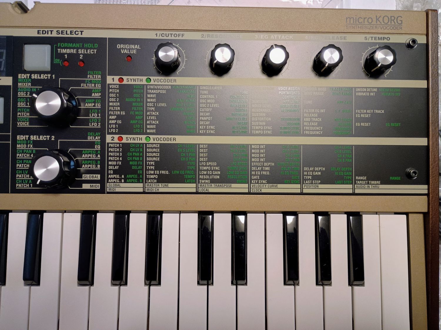 KORG microKORG（マイクロコルグ） シンセサイザー 中古 美品 完動