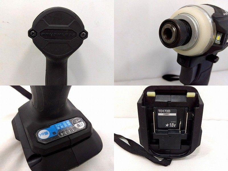 Makita - s25g-795k【中古】makita マキタ　充電式インパクトドライバ　18V　TD172D　黒　バッテリ・充電器別売　本体のみ Amazon | マキタ(Makita) 充電式インパクトドライバ（黒）18V