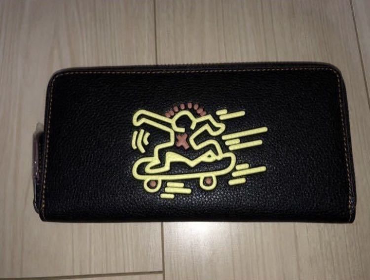 ☆ COACH 長財布 F87107 コーチ×キースヘリングコラボ Keith Haring