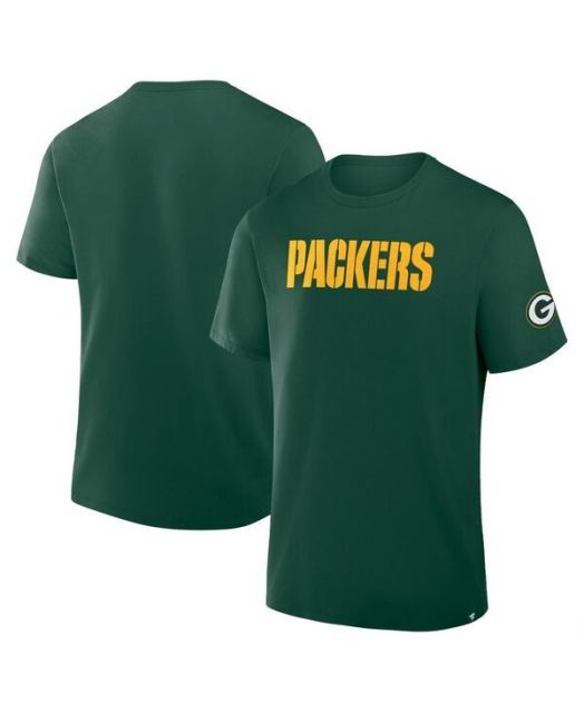 【送料無料】 ファナティクス メンズ Tシャツ トップス Men's Green Green Bay Packers Option Route Legacy T-Shirt Green
