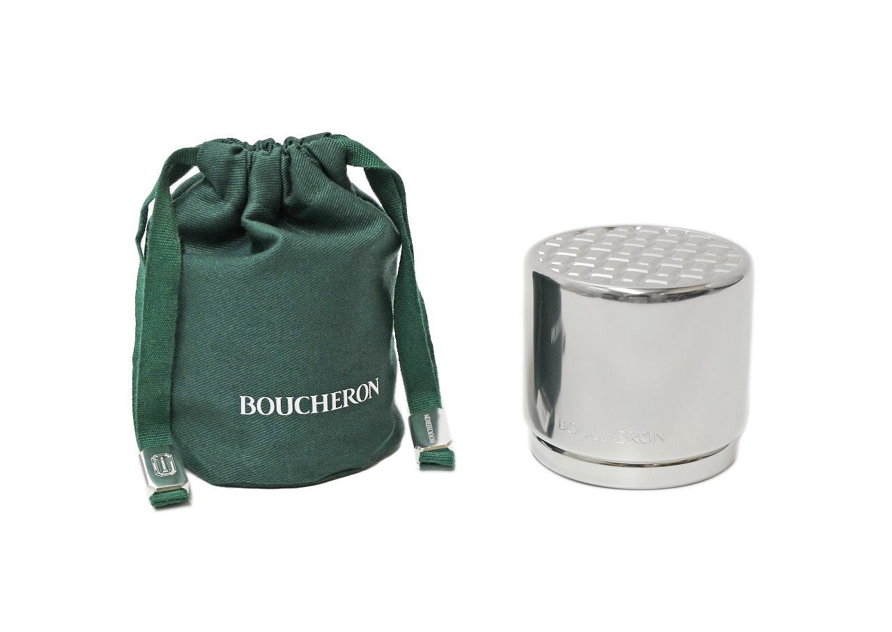 BOUCHERON シルバー 円筒形 アクセサリーケース 新品同様 ブシュロン リング ケース シルバー 筒形 袋付 - メルカリ