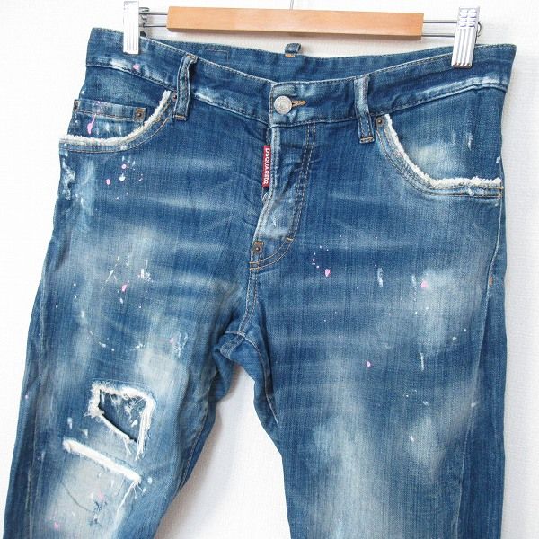 DSQUARED2 ダメージパンツ　美品 DSQUARED2 ディースクエアード SKATER スケーター ジーンズ